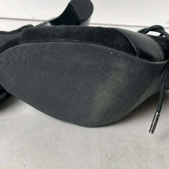 Isaac Mizrahi Live Imtessa Black Lace Slingback Heels 6M - Picture 16 of 16